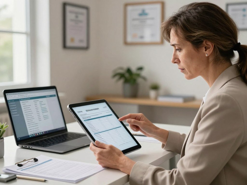 Clinician checks a draft note against the patient record Clinician checks a draft note against the patient record