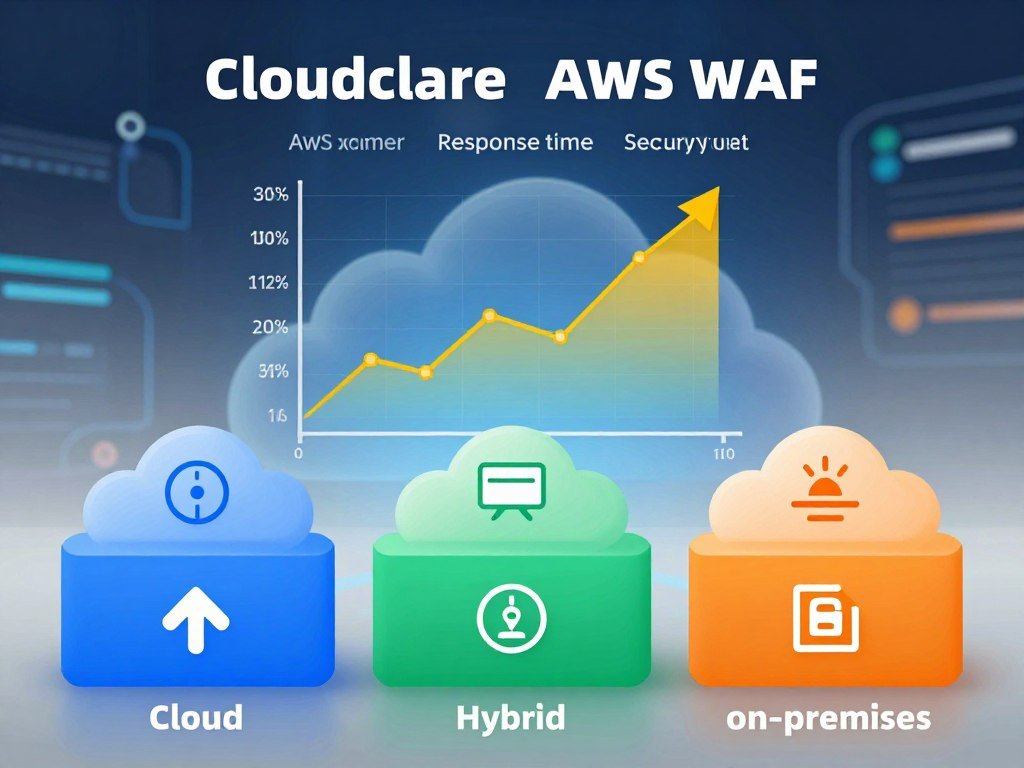 Cloudflare AWS WAF comparison across three deployment types Cloudflare AWS WAF comparison across three deployment types
