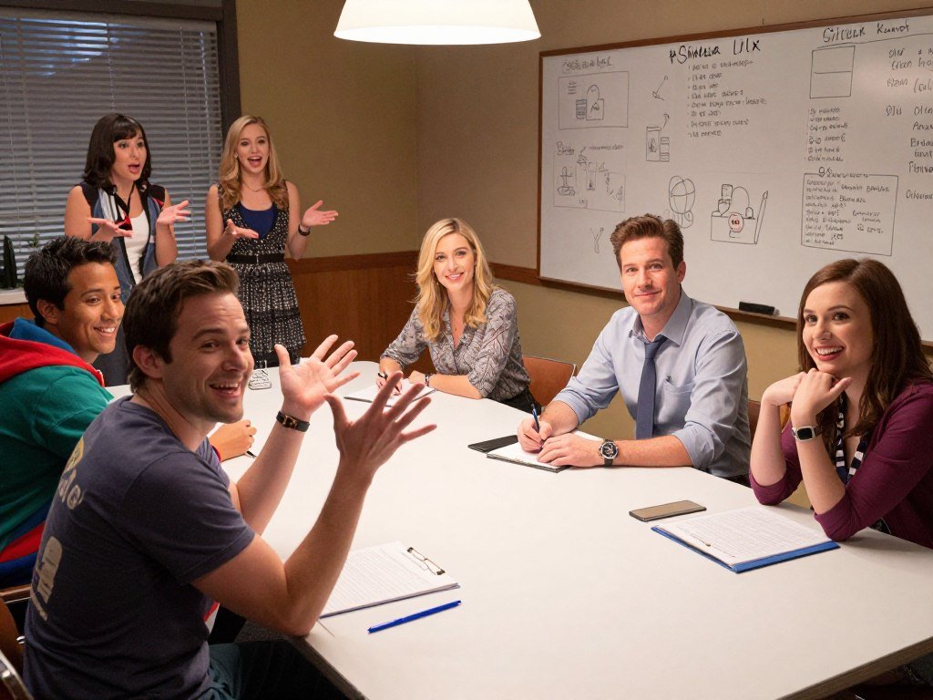 Community characters gathered for a roleplay group chat Community characters gathered for a roleplay group chat