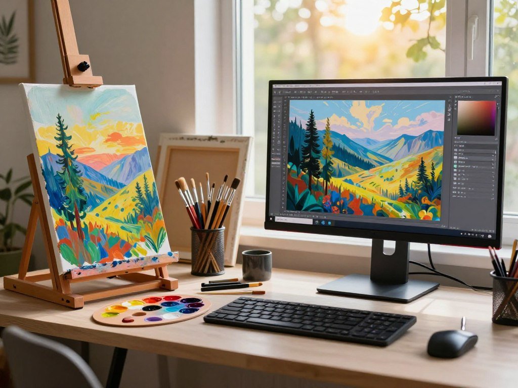 Comparing image generators for everyday images and artistic styles Comparing image generators for everyday images and artistic styles
