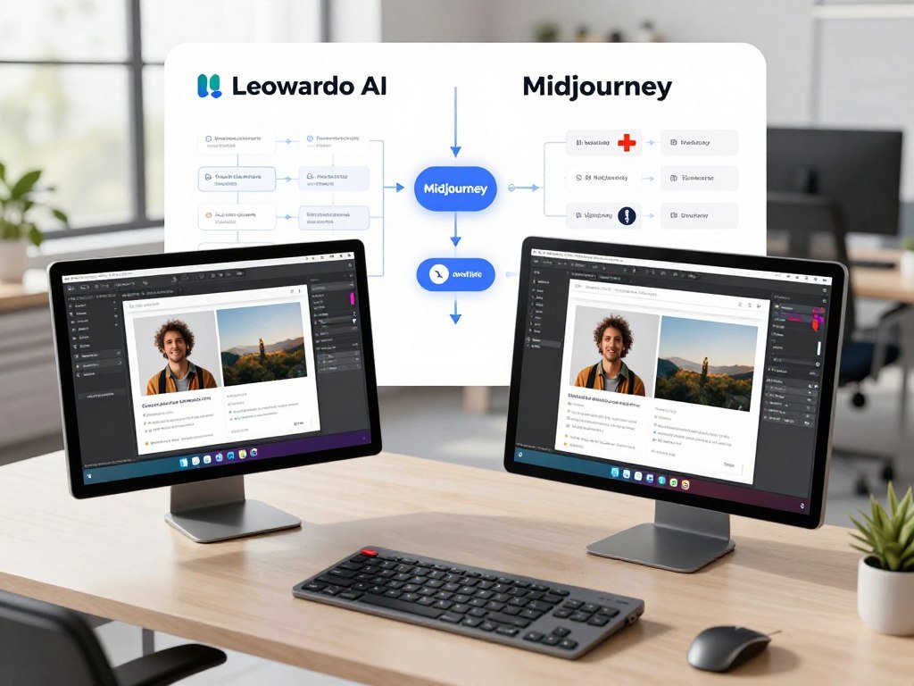 Comparison of creative platforms and image editing workflows
