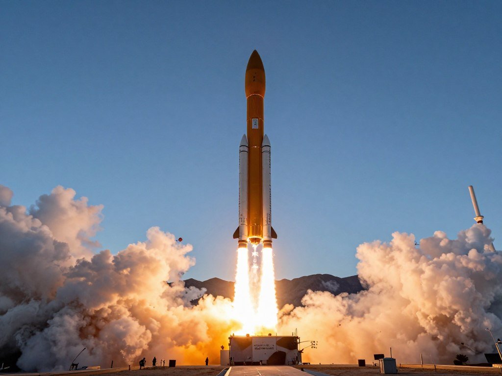 Completed Starlink Group 15-27 launch from California Completed Starlink Group 15-27 launch from California