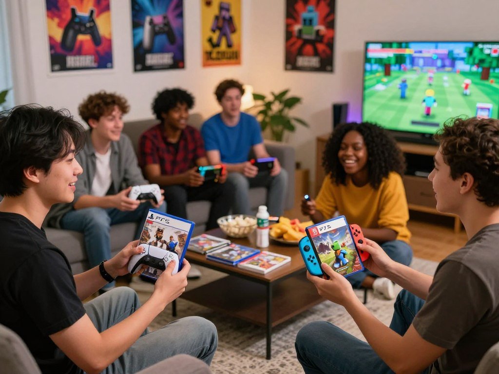 Console players compare PS5 collections and Nintendo Switch multiplayer Console players compare PS5 collections and Nintendo Switch multiplayer