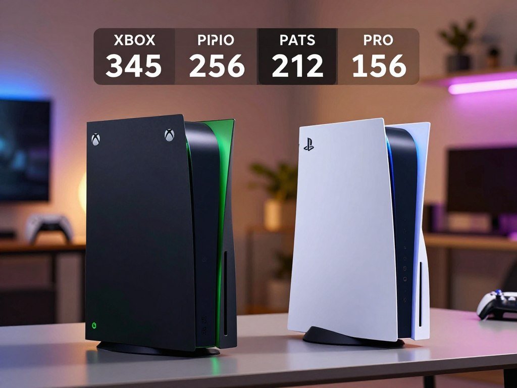 Console price comparison for Xbox Series X and PS5 Pro