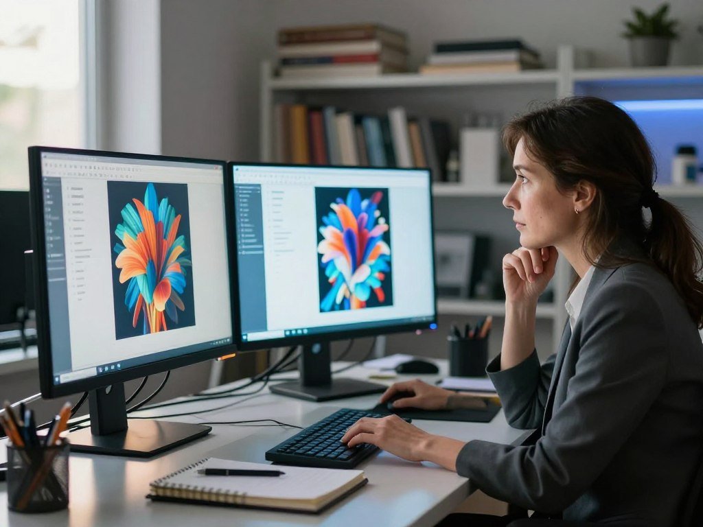 Creator comparing image models with the same prompt brief
