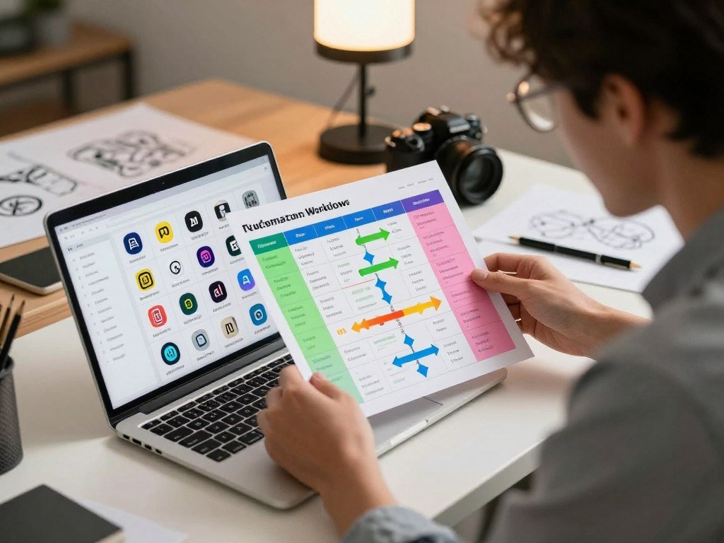 Creator comparing thumbnail generator workflows in a tool comparison chart