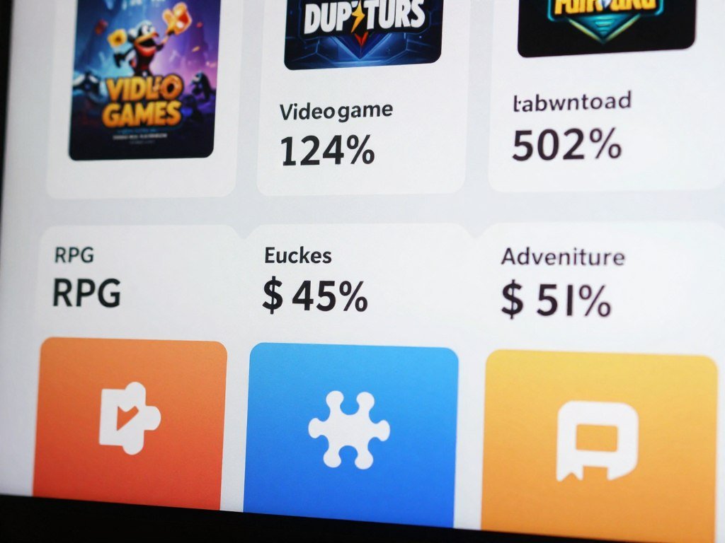 DLsite game names grouped by downloads and play style