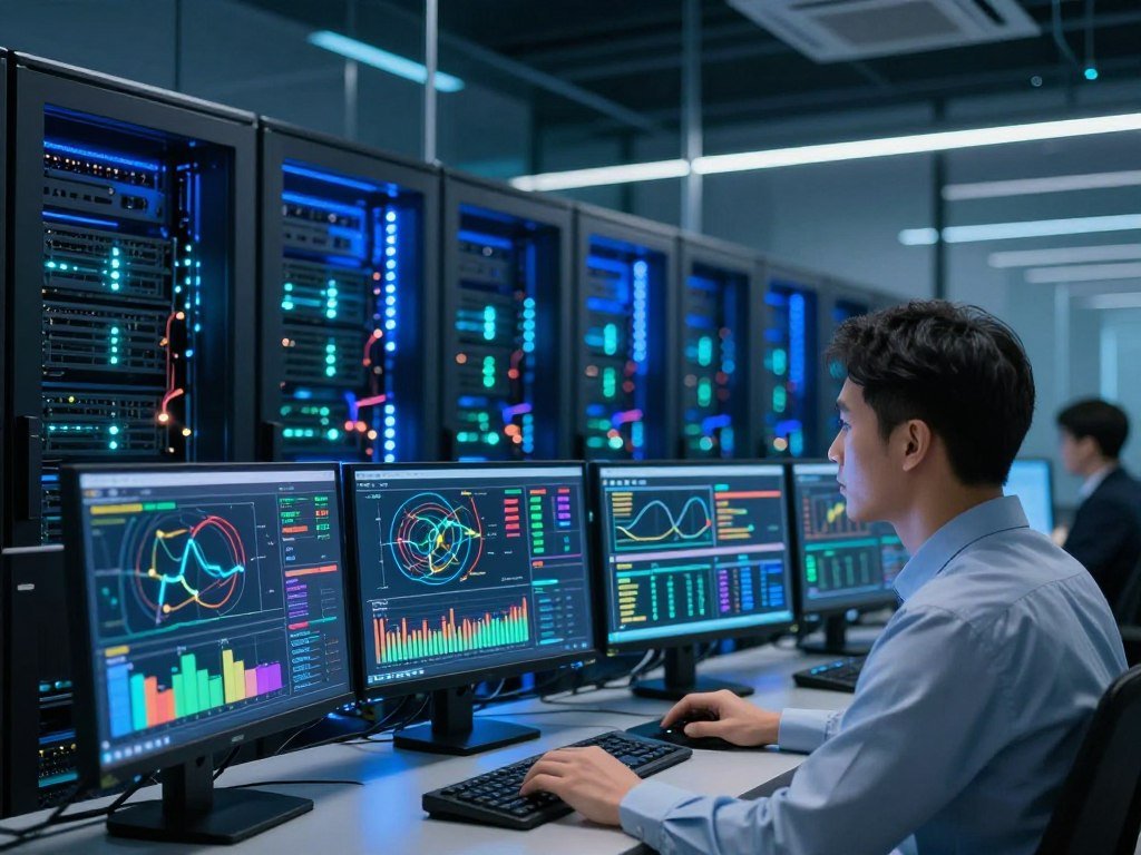 Data center monitoring system health and network activity Data center monitoring system health and network activity