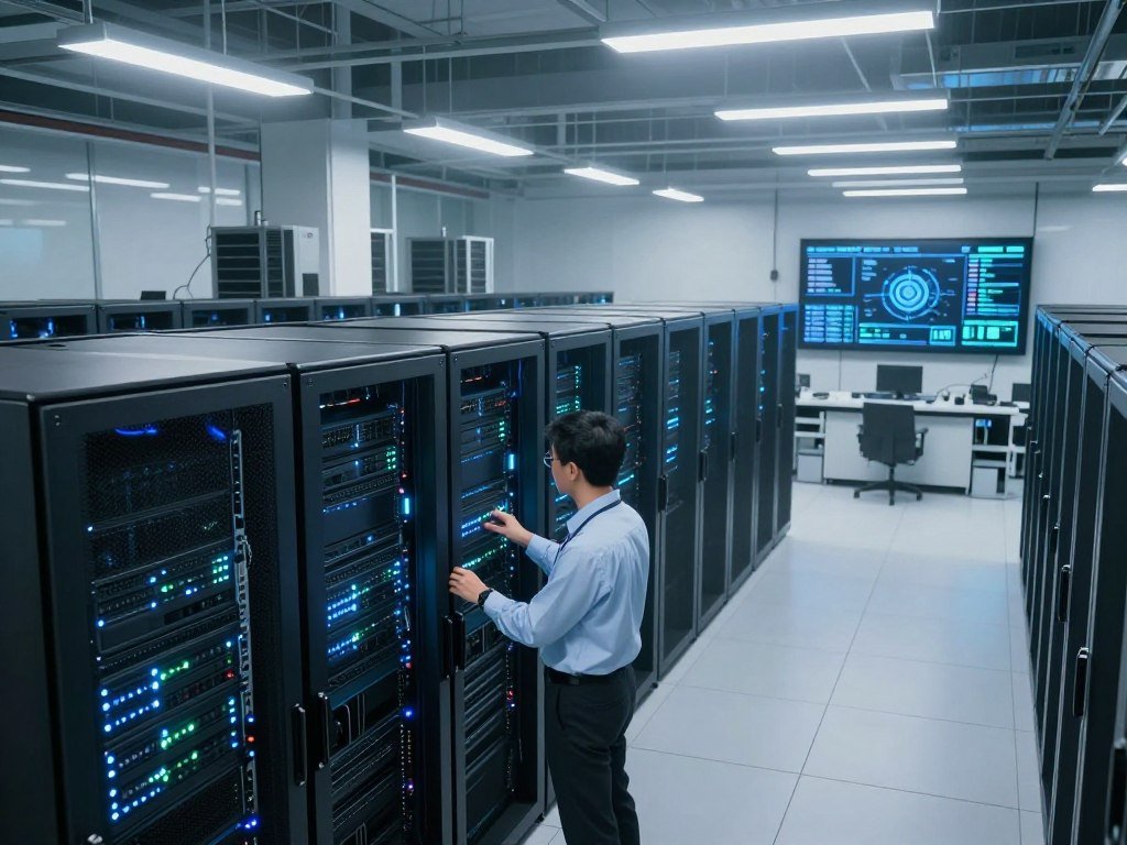 Data center servers handling repeated AI inference requests