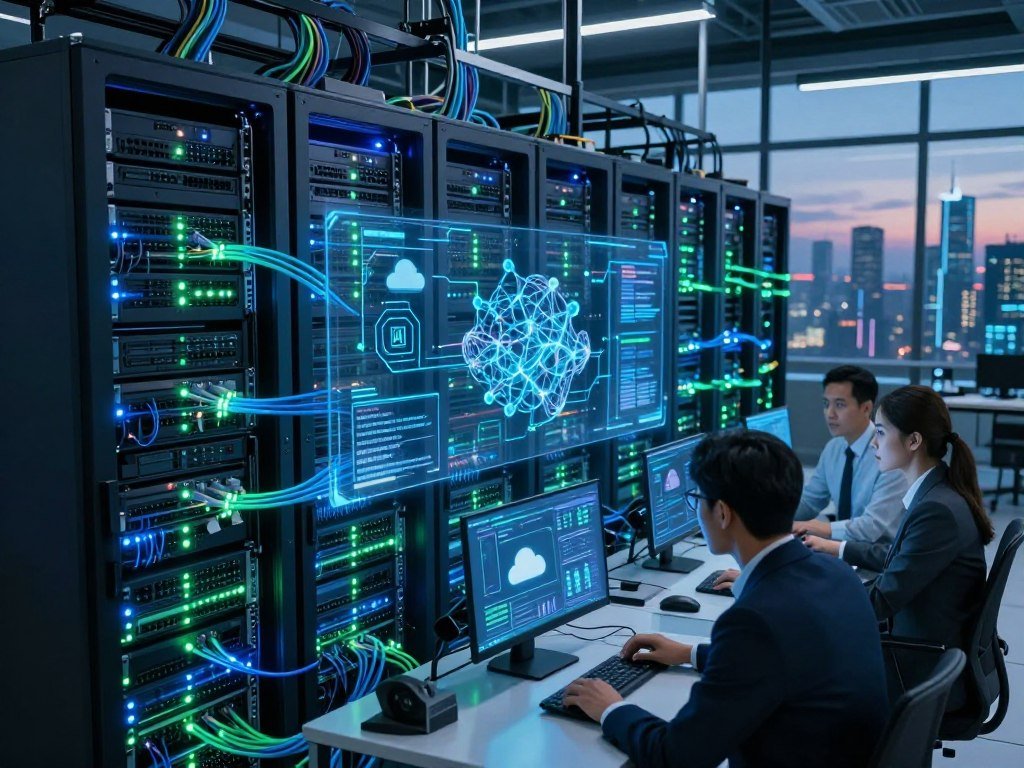 Data centers connect AI infrastructure with cloud applications Data centers connect AI infrastructure with cloud applications