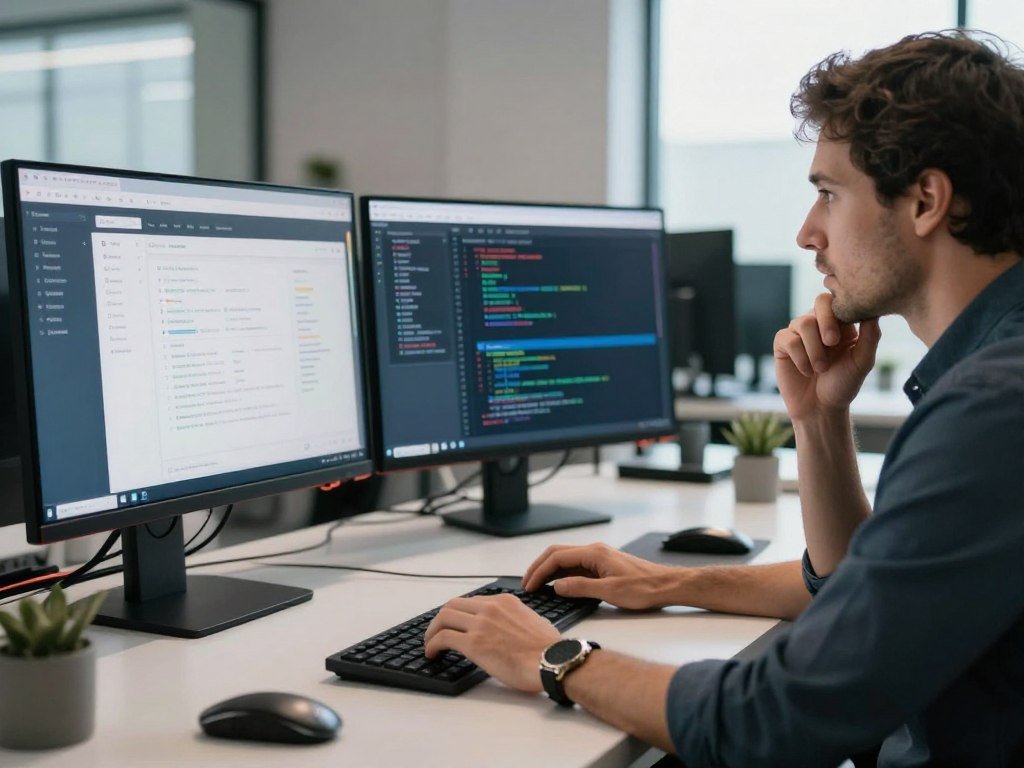 Developer choosing a desktop app, web interface, or terminal Developer choosing a desktop app, web interface, or terminal