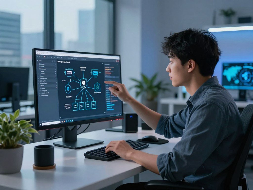 Developer choosing language models and provider connections in an IDE
