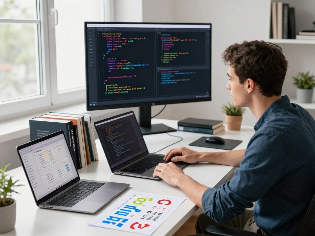 Developer comparing coding tools by platform and project fit Developer comparing coding tools by platform and project fit