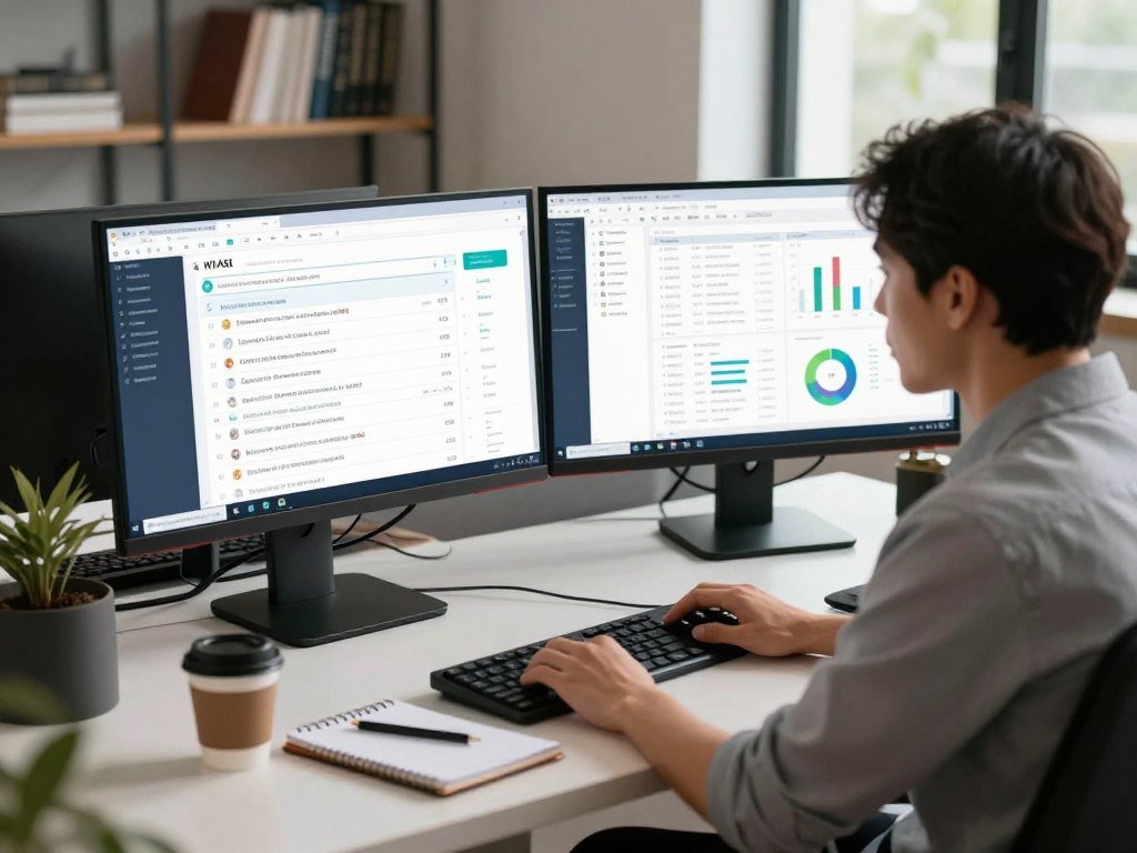 Developer comparing search API results and extraction data Developer comparing search API results and extraction data