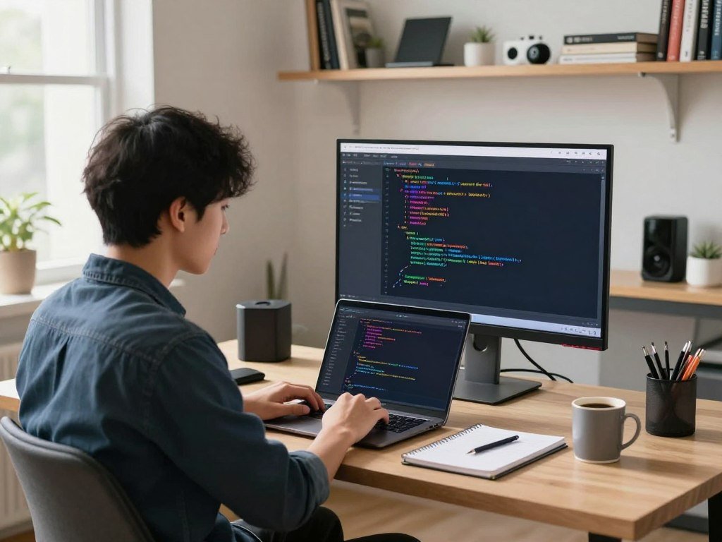 Developer testing Qwen3.6 on a local coding project Developer testing Qwen3.6 on a local coding project