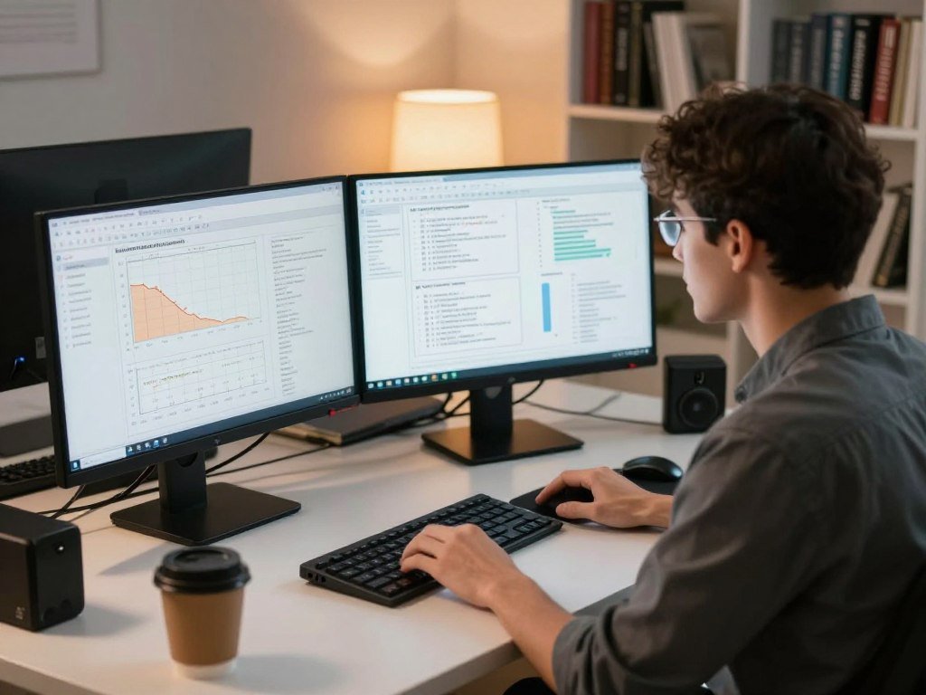 Developer testing two models on the same sample task Developer testing two models on the same sample task