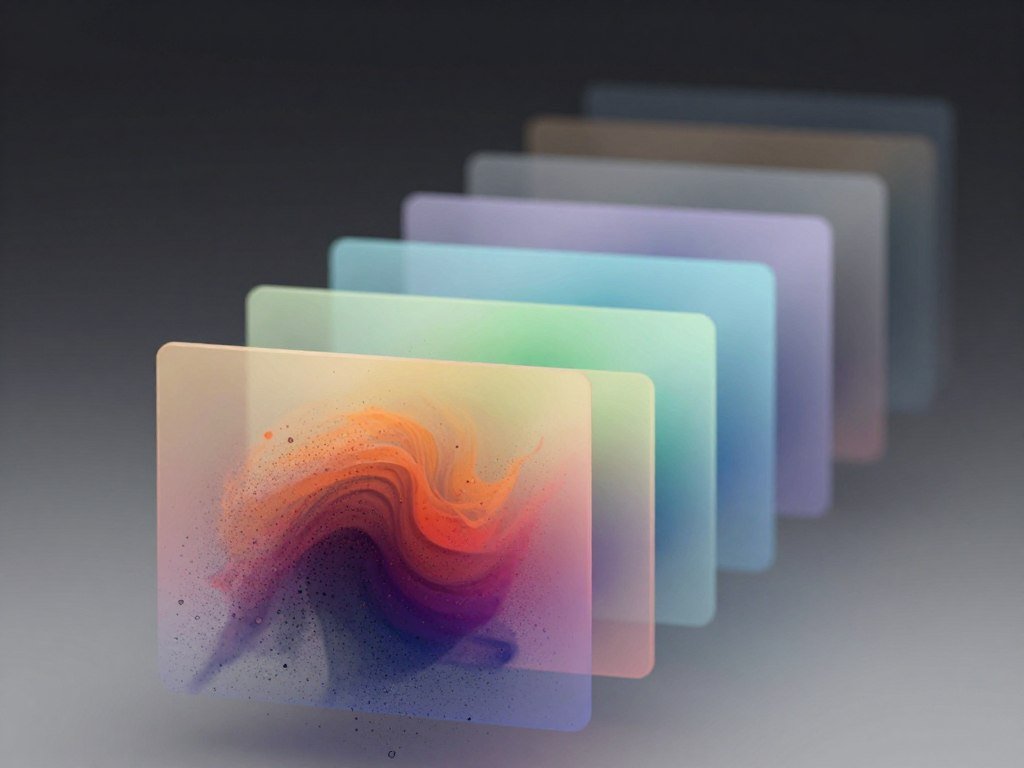 Diffusion models refine noise into an image through repeated steps
