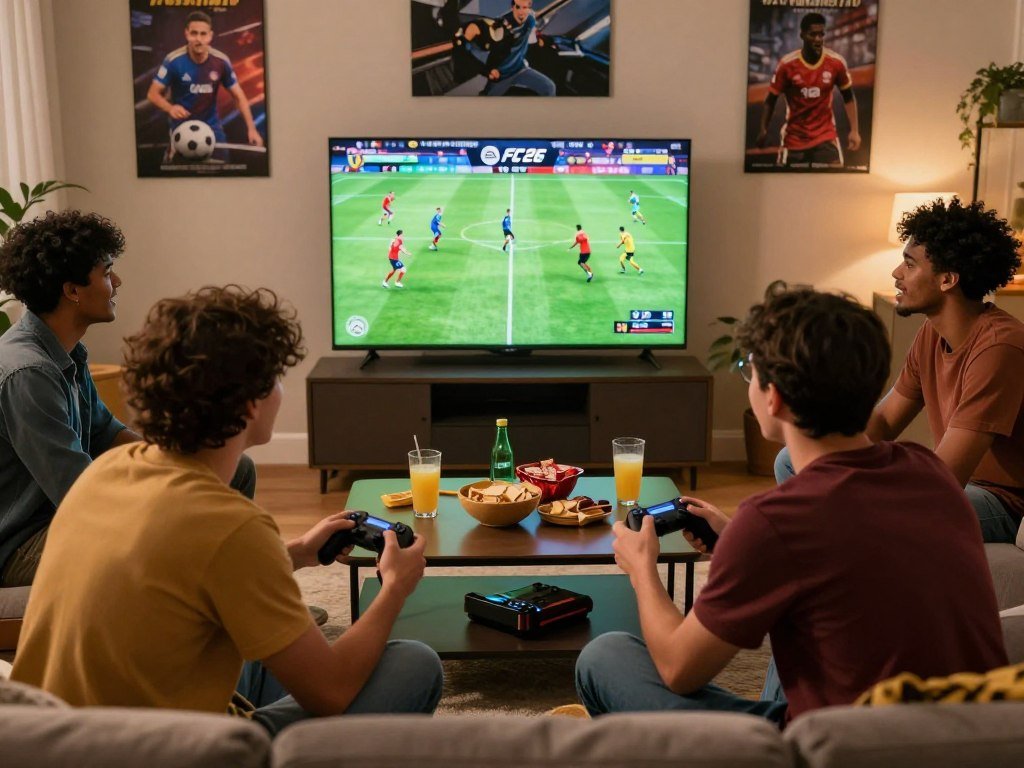 EA Sports FC 26 friends setting up online soccer matches