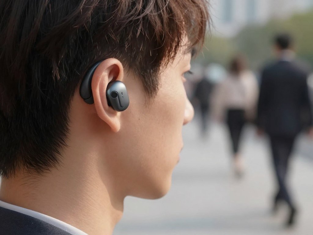 Earbuds reducing commute noise while fitted securely in an ear