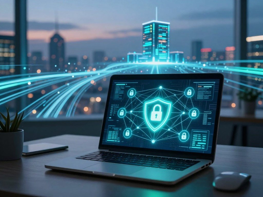 Encrypted VPN connection between a laptop and a distant server Encrypted VPN connection between a laptop and a distant server