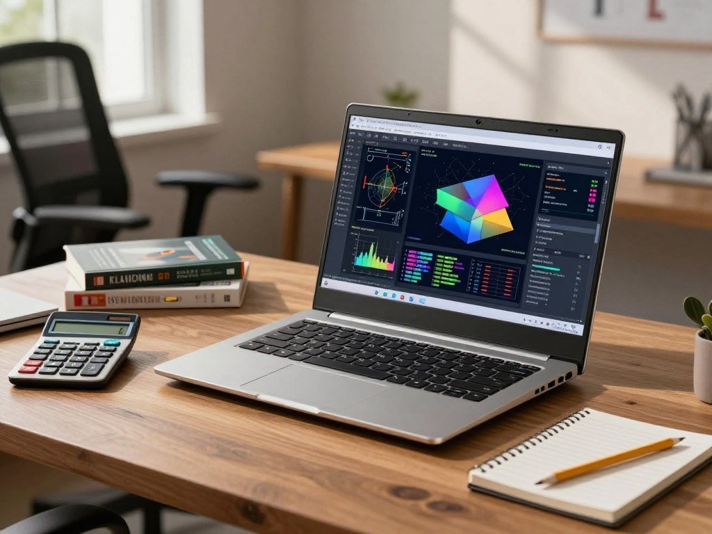 Engineering software open on an x86 Windows laptop Engineering software open on an x86 Windows laptop