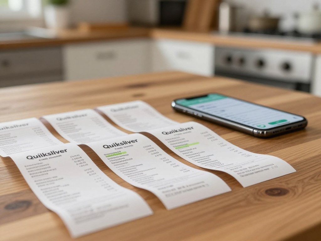 Everyday receipts show Quicksilver cash back on mixed purchases Everyday receipts show Quicksilver cash back on mixed purchases