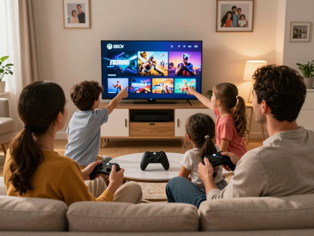 Family sharing Game Pass benefits on a home Xbox console Family sharing Game Pass benefits on a home Xbox console