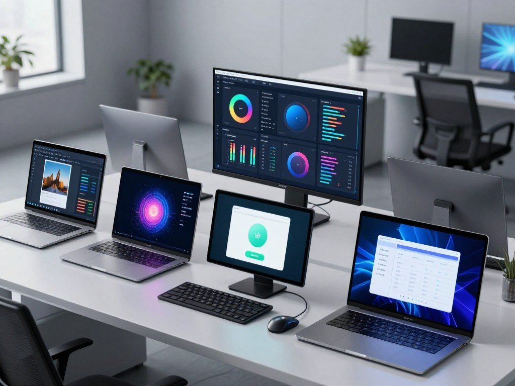 Five image generators lined up for a task-based comparison Five image generators lined up for a task-based comparison
