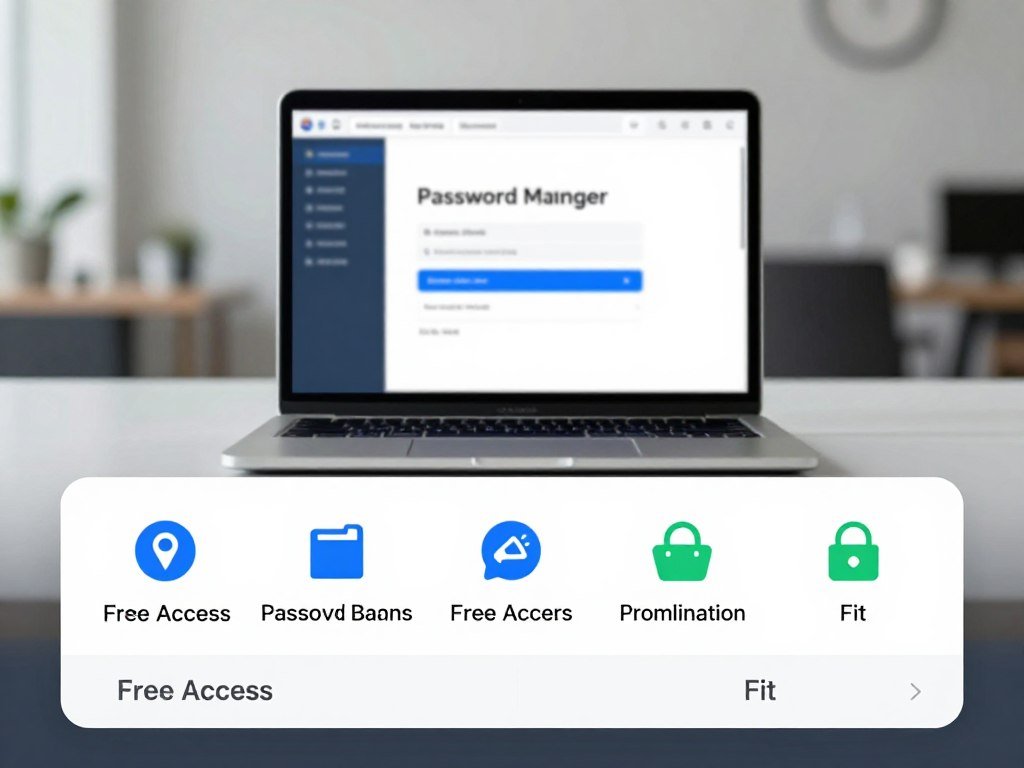 Five password manager choices compared by free access and fit