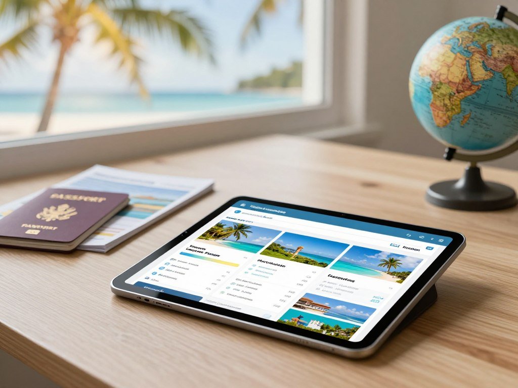 Flight and hotel details shown together in a vacation package