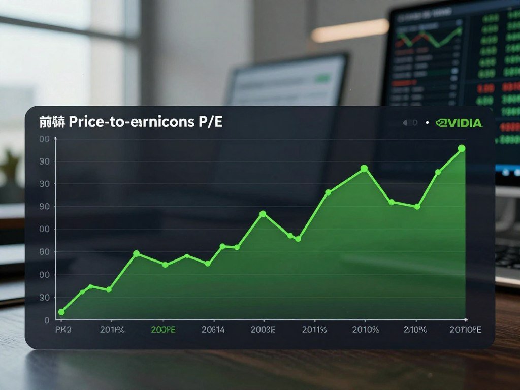 Forward P/E trend across NVIDIA stock valuation dates