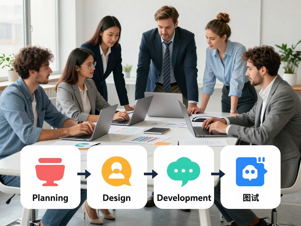 Four stages mapped out for building a chatbot Four stages mapped out for building a chatbot