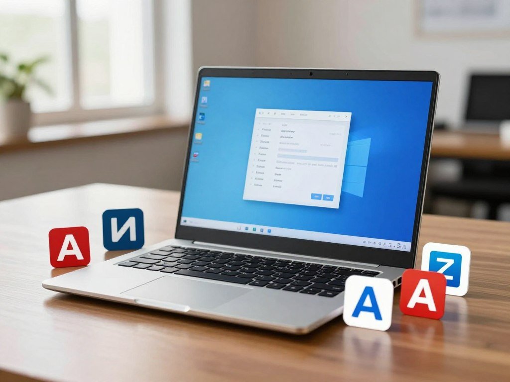 Free antivirus choices compared beside a Windows laptop