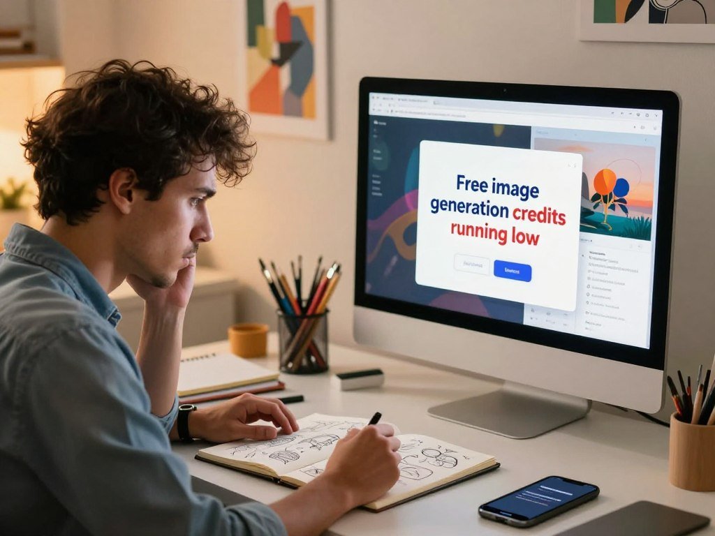 Free image generation credits running low during a project Free image generation credits running low during a project