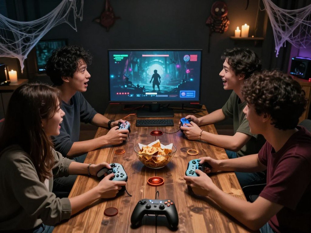 Friends compare ghost hunts and other multiplayer horror game formats