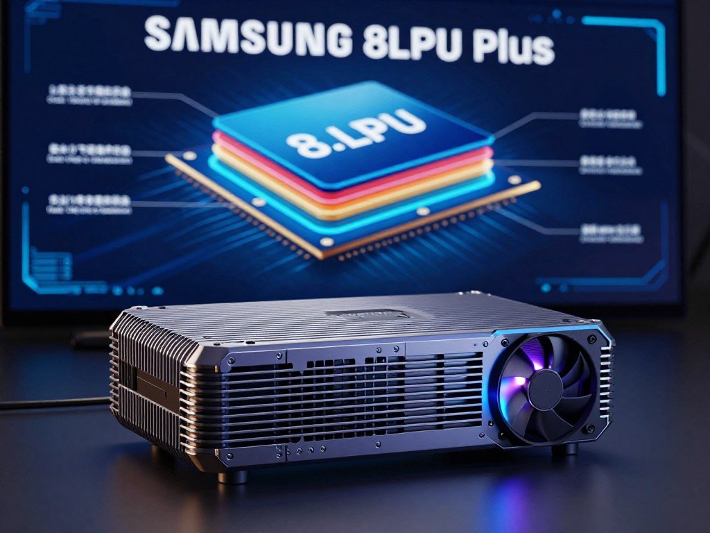 Gaming handheld cooling system beside a chip process diagram