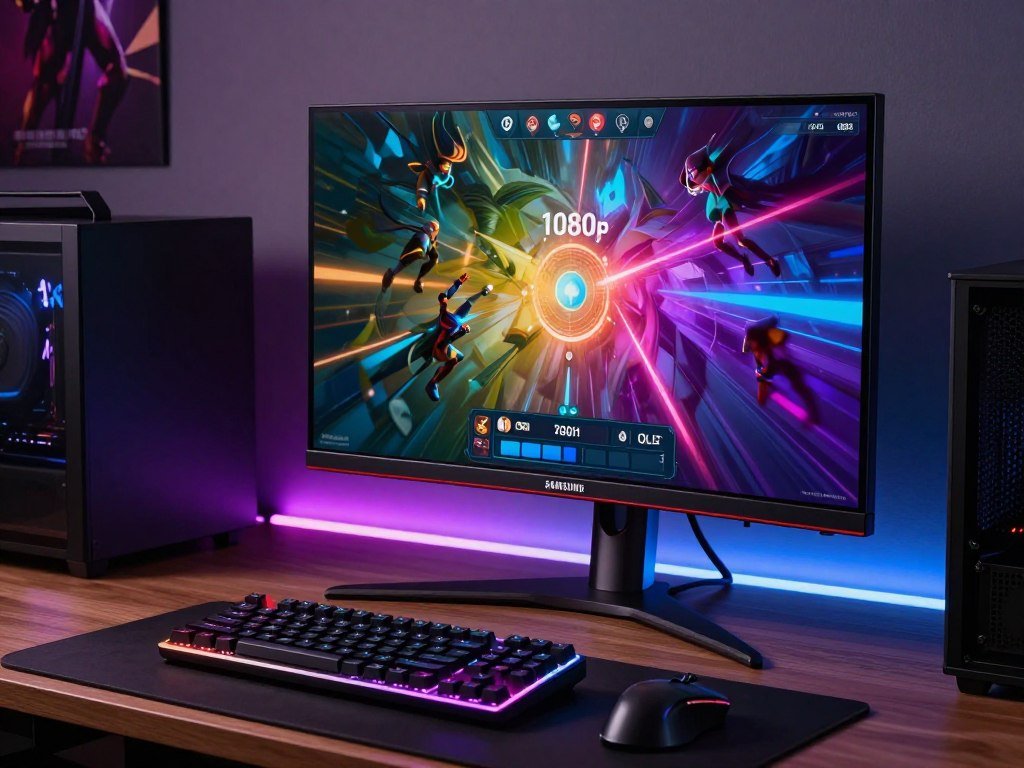 Gaming screen switching to 1080p for a faster refresh rate