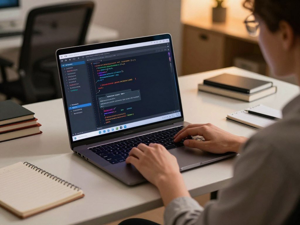 GitHub Copilot suggestions appear inside a developer's editor GitHub Copilot suggestions appear inside a developer's editor