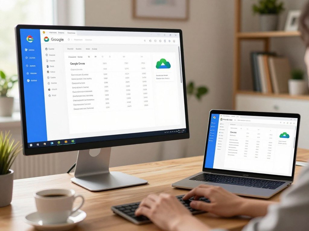 Google Drive files set to stream or mirror on a computer
