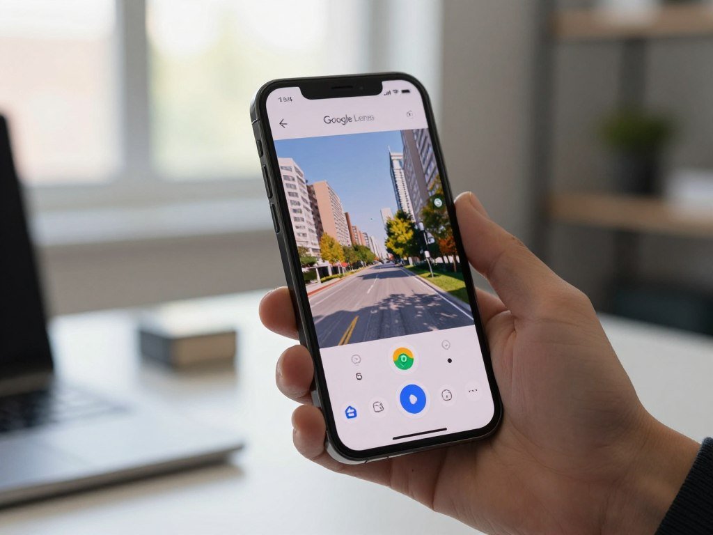 Google Lens searching a saved iPhone photo for image matches Google Lens searching a saved iPhone photo for image matches