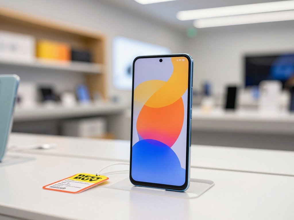 Google Pixel 11 displayed beside a Best Buy price tag