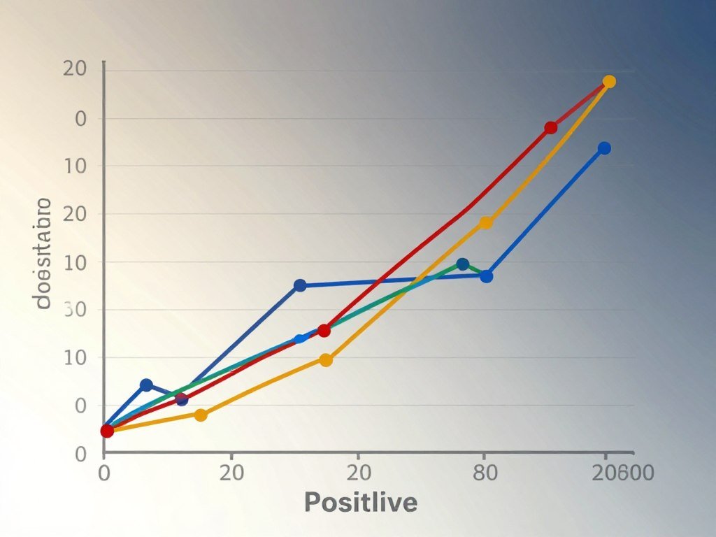 Graph showing positive and negative association between two variables Graph showing positive and negative association between two variables