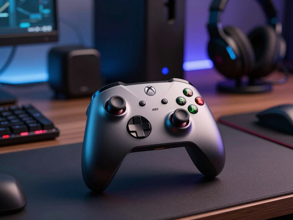 Hall Effect Xbox controller with thumbsticks and trigger locks