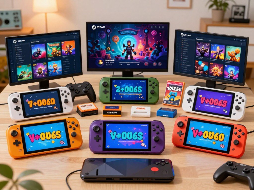 Handheld gaming prices beside unusual Steam game listings Handheld gaming prices beside unusual Steam game listings