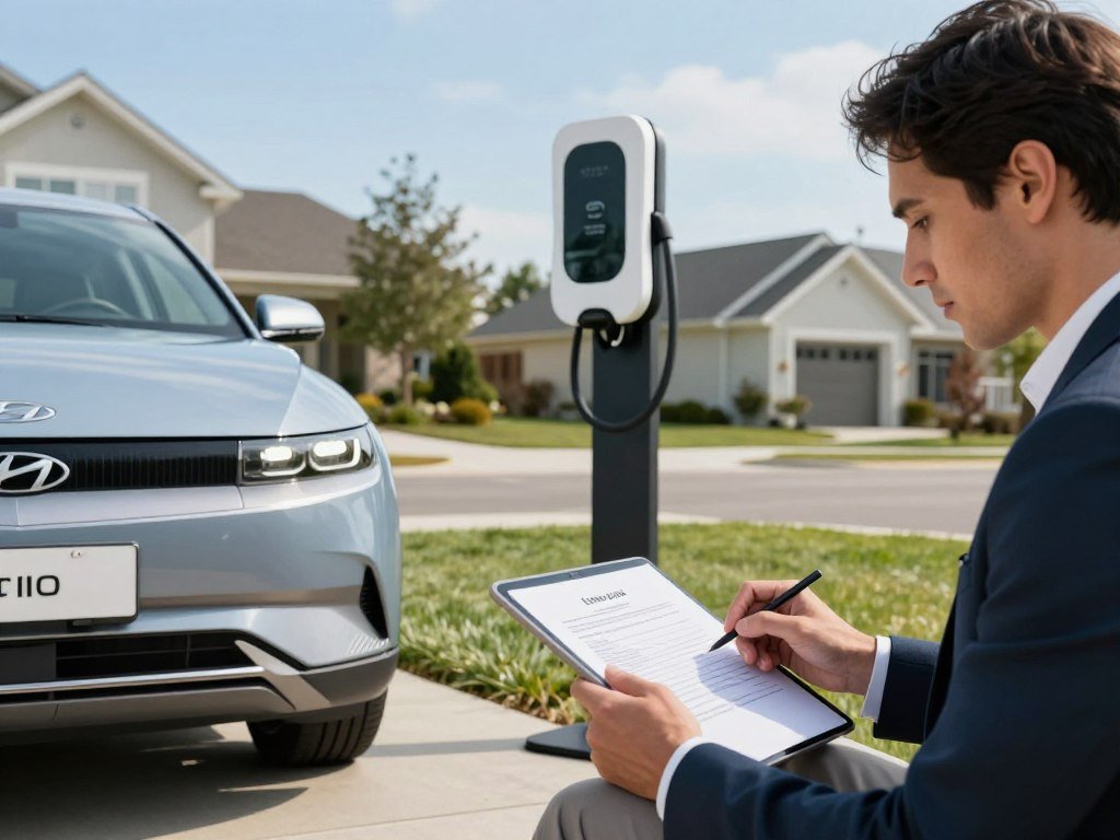 IONIQ 5 driver reviews lease terms near a home charger IONIQ 5 driver reviews lease terms near a home charger
