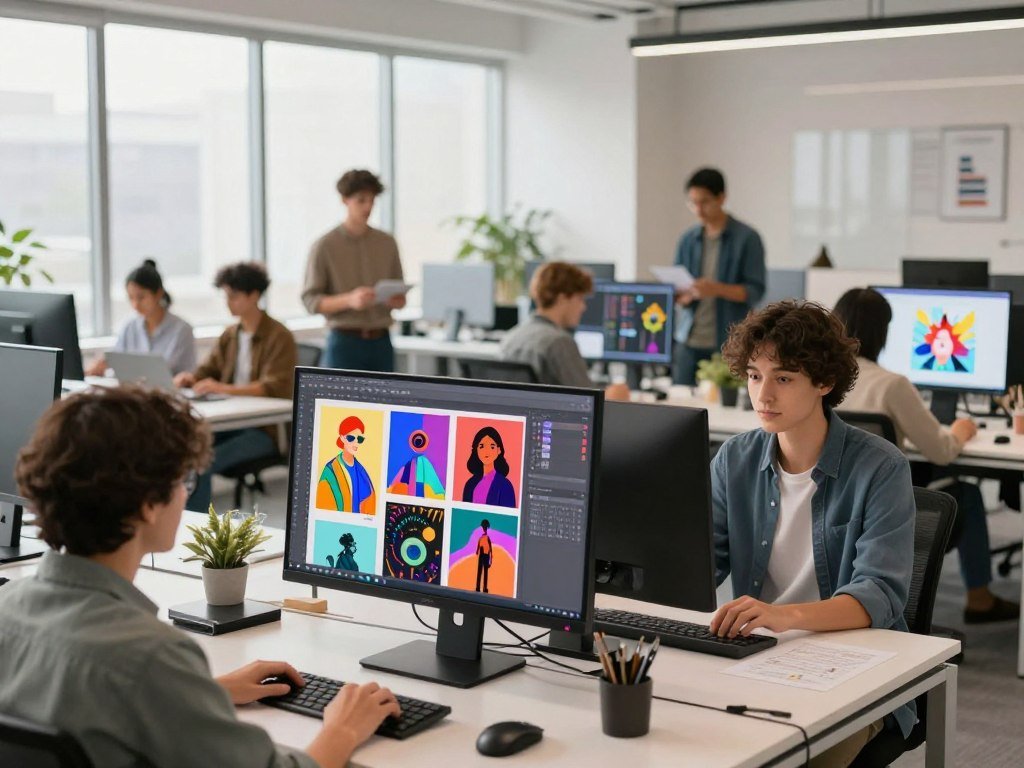 Image generators matched to distinct creator tasks