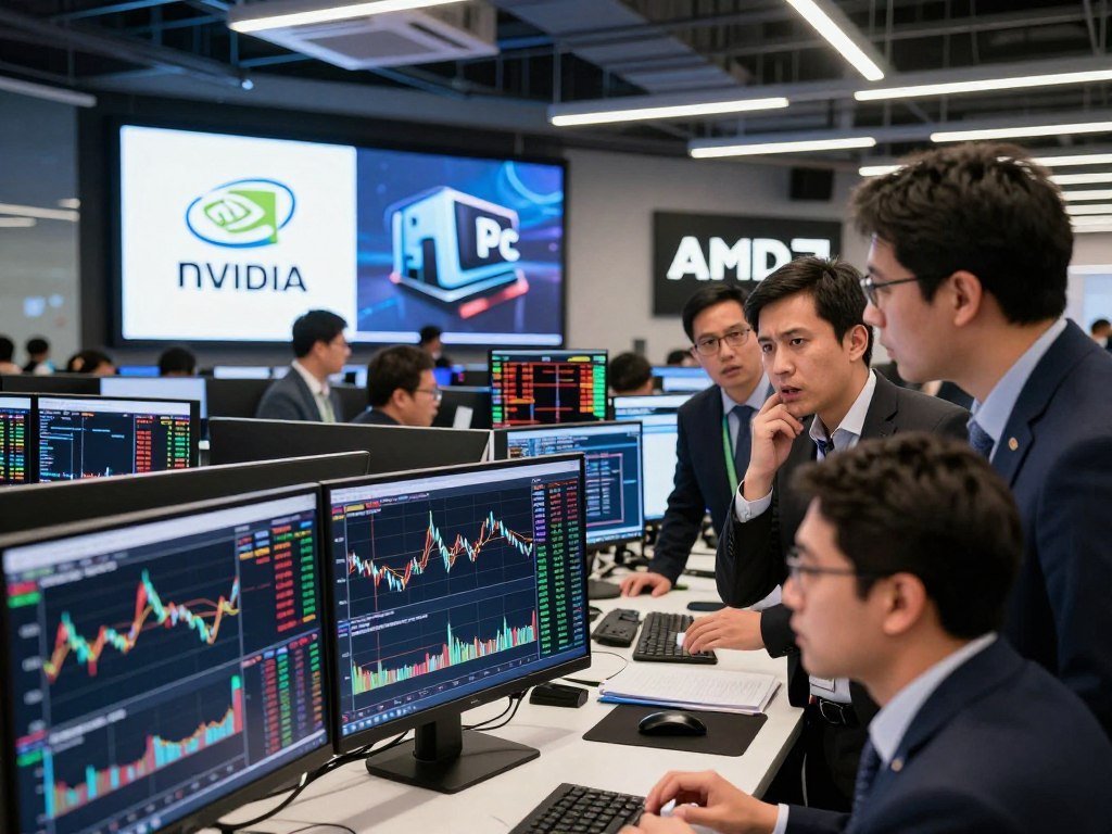 Intel and AMD stock trading reacts to Nvidia PC news Intel and AMD stock trading reacts to Nvidia PC news