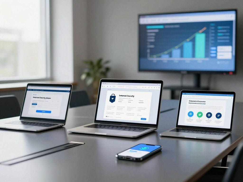 Internet security plans compared by devices and VPN limits