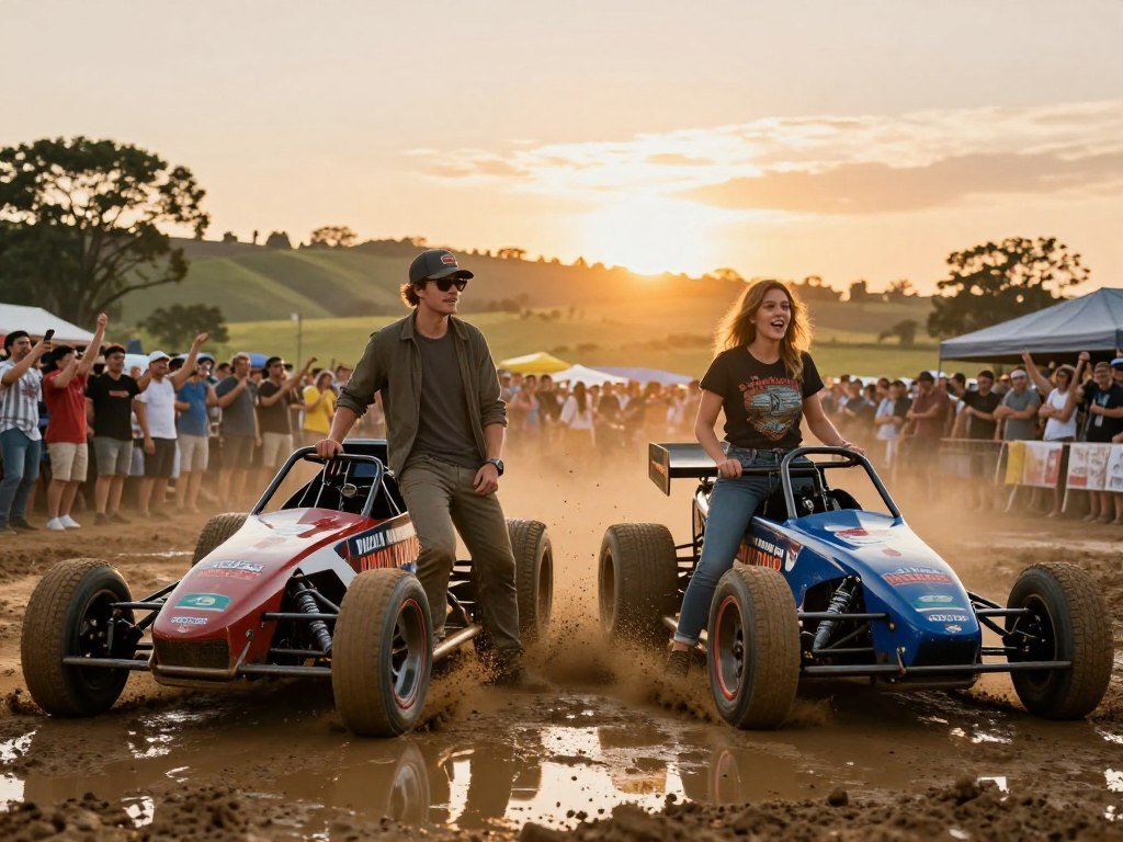 Jason and Lucia reportedly visit Thrillbilly Mud Club for a race Jason and Lucia reportedly visit Thrillbilly Mud Club for a race