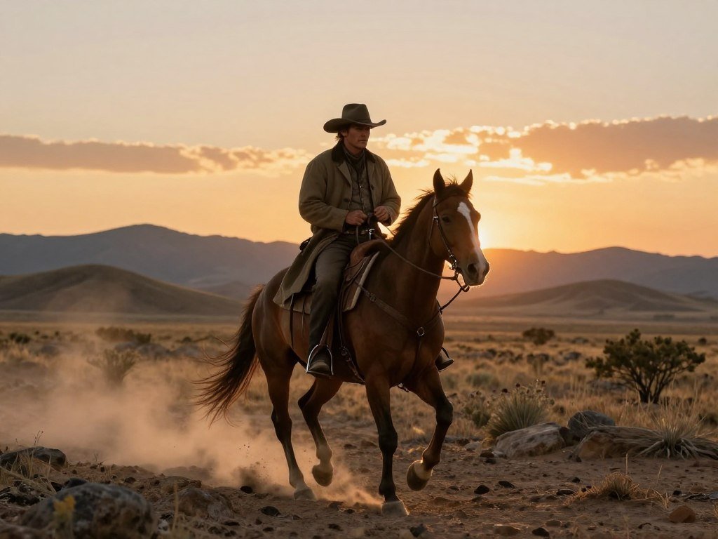 John Marston rides through the Red Dead Redemption frontier John Marston rides through the Red Dead Redemption frontier